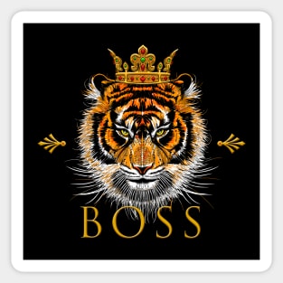 tiger king boss Sticker